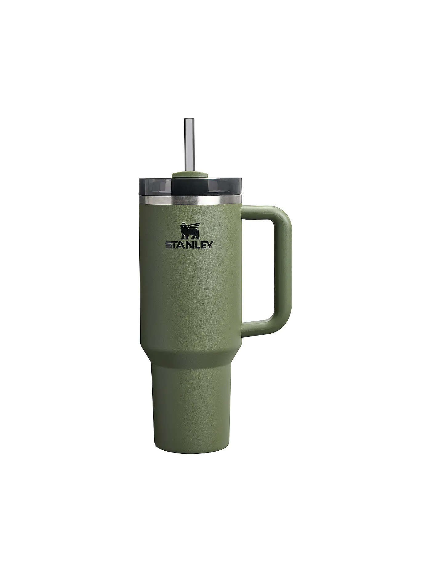 STANLEY | Isolierflasche - Thermosflasche Quencher H2.0 1,2l Hot Coral | dunkelgrün